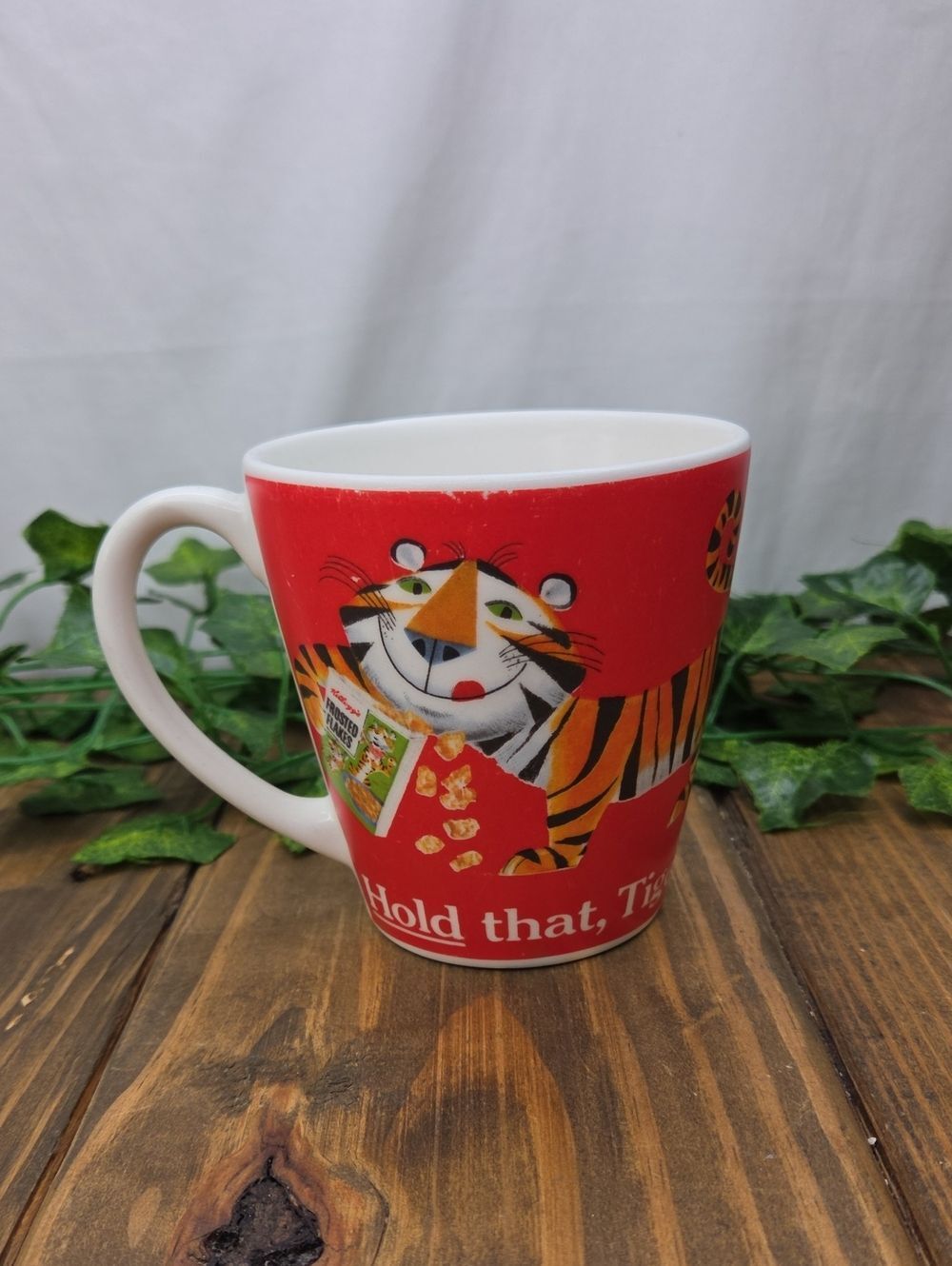 Kelloggs. Vintage Red Mug. Hold That, Tiger. EUC